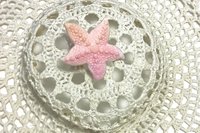 Nautical Elegance - Pink Starfish Pin for a Touch of Sea-inspired Glamour for Your Coat Lapels and Scarfs, Minimalist Style, natural shell