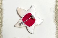Nautical Elegance - Pink Starfish Pin for a Touch of Sea-inspired Glamour for Your Coat Lapels and Scarfs, Minimalist Style, natural shell